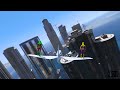 GTA 5 Water Ragdolls Rainbow Spiderman vs Team Spiderman Jumps/Fails (Euphoria Physic) #7