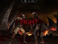 Playing mortal kombat