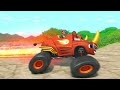 Blaze Plays Basketball, Soccer, Hockey and More SPORTS! 🏀⚽️ | Blaze and the Monster Machines