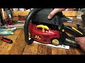 Low compression, piston scored Homelite Bandit 33cc chainsaw