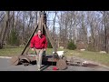 Trebuchet Throwing Balls of Fire ///. Homemade Science with Bruce Yeany