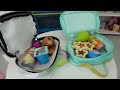 Disney Encanto Mirabel and Isabela's Morning Routine and packing doll backpack and Lunch box