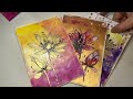 Botanical Cards on the Gel Plate - You Asked for this online class using acrylics and pens