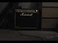 Marshall JCM 800 4210 at bedroom level, short clip.