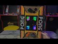 Arcade1up Pong Countercade Review. Tempest, Breakout, Warlords, and Pong Game Play.