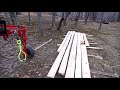 Chainsaw milling for future house build 36