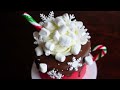 Holiday Cocoa Mug Cake Tutorial | 12 Days of Christmas Cakes