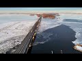 Île aux Tourtes bridge, Canada , feb 7th 2024, 4k 60 fps (DJI mini 4 Pro)