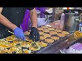 japanese street food - OSAKAYAKI osaka version of okonomiyaki