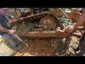 Rescuing A Cat D4D Dozer Abandoned for Years on a Steep Hillside