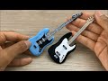 DIY Miniature Musical Instruments (guitar, drums, piano, microphone)