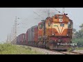 Powerful DOUBLE DIESEL Trains and Single ELECTRIC Trains at Full SPEED | Musical Track SOUNDs | I R