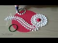 2 types of rangoli design | using only two colours | rangoli design | stress relief rangoli videos |