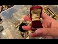 $650 For Vintage Jewelry At A Closed Antique Store! 34 Valuable Rare Jewels! Thrift With Me!