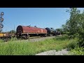 RARE SD40-2W helps power a long CN 421