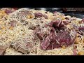 EXTREME PAKISTANI STREET FOOD - ULTIMATE PAKISTANI GOLDEN PULAO RECIPE | ZAIQA CHAWAL RECIPE