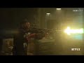 The Punisher shoots a big gun, shouts and makes explosions for c.60 minutes