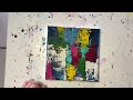 EASY ACRYLIC PAINTING TECHNIQUE/ ABSTRACT ART ON CANVAS