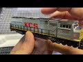 Custom Painted N Scale Kato SD70m in KCS Grey Ghost Colors. Trains with Shane Ep 80