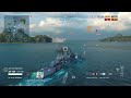 World of Warships: Legends Brawl - AL Cheshire through the middle - 3 kills