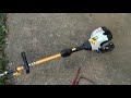 RYOBI GAS TRIMMER RUNS BAD- CARB ADJUSTMENT EASY