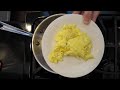 Scrambled Eggs Using Stainless Steel Pan