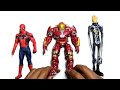 UNBOXING AVENGERS! HULK BUSTER, SPIDER-MAN, SIRENHEAD #avengerstoys