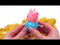 Satisfying Video l How to make Rainbow Foot From Kinetic Sand and Nail Polish Cutting ASMR #6