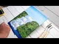 Waterfall painting | acrylic painting | relaxing painting | MY creation