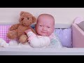 Baby doll evening routine! Play Dolls family story