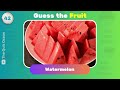🍎 Can You Guess the Fruit by the Missing Vowels? 🍌 | 50 Questions |10 Seconds