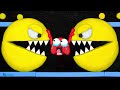 Demon Slayer But It's Pacman Ghoul vs Pacman Muzan | Pacman Stop Motion Game