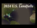 2024 Hypothetical Atlantic Hurricane Season Animation