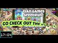 Speedrun Clan Games on my MAIN ACCOUNT!