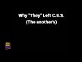 Why 'They' Left C.E.S. (The 'Anothers')