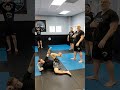 single to double leg takedown to Mighty Mouse by Professor David Lohsen at DarkwolfMMA