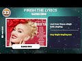 FINISH THE LYRICS🎅Most Popular Christmas Songs 🎄Music Quiz