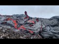 AMSR Lava flow - 2021 Fagradalsfjall volcanic eruption in Iceland