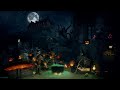 ☠️🍸 HALLOWEEN GRAVEYARD PARTY ASMR AMBIENCE | Bubbling Cauldron, Spooky Forest Sounds + Soft Music
