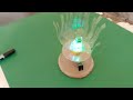 How to make decoration light at home || how to make multi light table lamp||