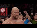 WWE 2K16 - STONE COLD STEVE AUSTIN SHOWCASE | PS5 (ALL CUTSCENES, MATCH MOMENTS & ENTRANCES)