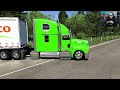 Doble tráiler freightliner fld Carretera Peligrosas Mapa de México American Truck Simulator