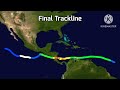 The Track Of Hurricane Joan-Miriam (1988)