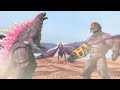 reaccionando a EGM   Godzilla x kong: The New Empire PART 2 stop motio Battle