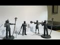 3D printed Warriors with real time Shadows! #3d #3dprinting #animation #warriors #education