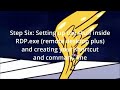 How to setup RDP (Remote Desktop Plus) !!DO AT YOUR OWN RISK!!