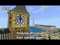 Minecraft London - A full tour of BigBen in Minecraft with it Chiming 12|@GG_RyanPlayz