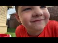 CALEB & Mommy PLAY OUTSIDE! MAKE MuD PiES and LOOK for BUGS! Caleb PRETEND PLAY!
