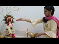 Varalakshmi Pooja decoration Ideas | How to decorate Varamahalakshmi with Urli and flower rangoli