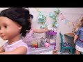 Doll works at the ice cream stand! Play Dolls story about kids earning money